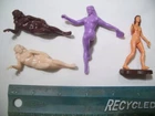 4 RARE MARX MPC NAKED NUDE WOMEN FEMALE PEOPLE 1/32 54MM PLASTPLAYSET