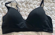 Nautica Intimates Women s Bra Black 36C Wire Ribbed Comfort Everyday Bra