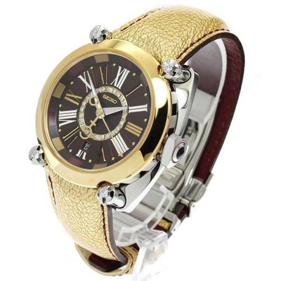 Seiko Presage SBLM006/8L36-00D0 45mm SS Brown Dial Automatic Watch #C3447