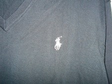 Polo Ralph Lauren Pima Cotton Black Men's Sweater Size M