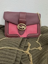 COACH GEORGIE Colorblock Mini Crossbody Oxblood/Wine C6440 Pu1000thrift