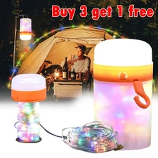 Rechargeable LED String Fairy Lights Copper Wire Battery Powered Waterproof New