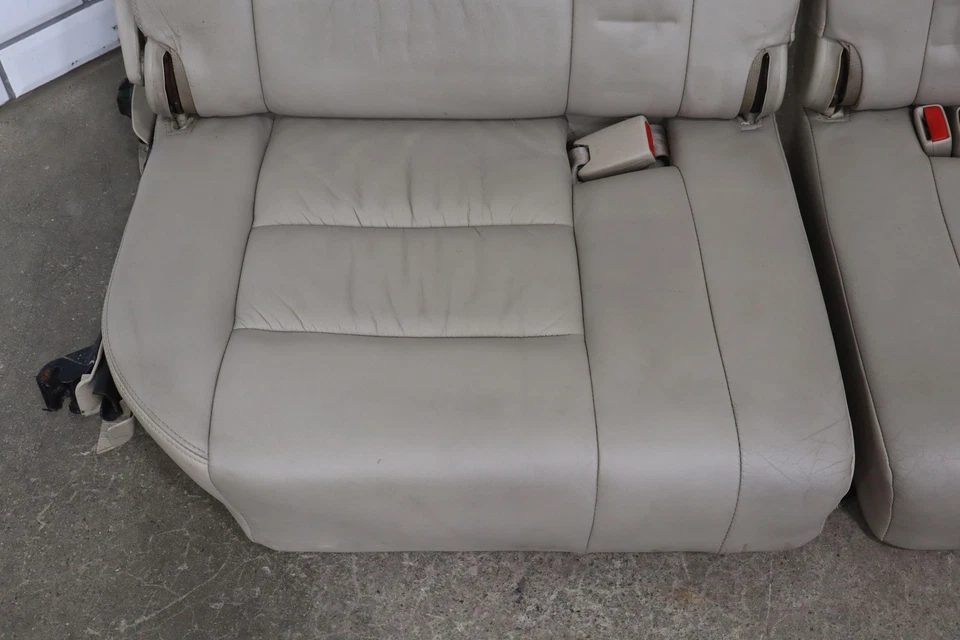 2006 Toyota Land Cruiser Pair LH&RH 3rd Row Leather Seats (Ivory 00) Foto 4 de 4