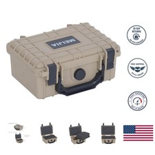 Waterproof Hard Compact Case 8.12”x6.56” - Custom Foam for Drones & Cameras