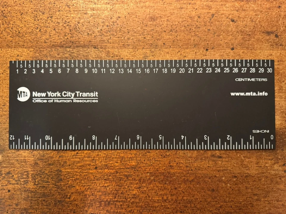 New York City Transit MTA Subway Sign Ruler 42nd Street/Times Square - Image 2 of 3