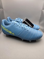 KooGa Mens Blue Power Rugby Boots UK 10 EU 45 Brand New Stud Shoes RRP &pound;79.99