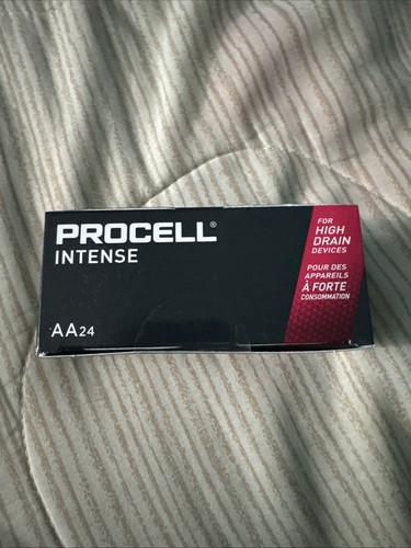 24 AA Duracell Procell Intense Alkaline Batteries 1.5V (PX1500, LR6) - Picture 1 of 3