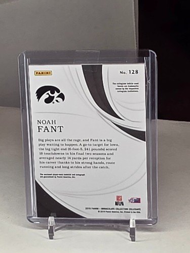 2019 Panini Immaculate - Noah Fant - Patch Auto - /99 On Card - Picture 2 of 2