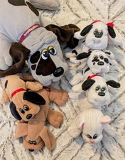 Lot of Vintage Tonka Pound Puppies  Purries Stuffed Plush Dogs