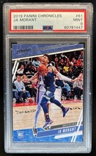 2019-20 Chronicles Ja Morant RC Rookie Prestige #61 Grizzlies PSA 9