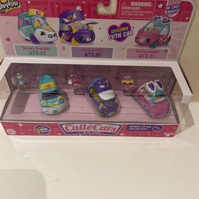 Moose Shopkins Cutie Cars - x 3 Autos mit 3 Mini Shopkins - seltener Fund