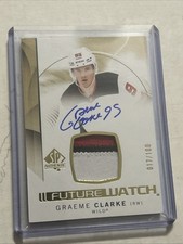 Graeme Clarke 2024-25 Sp Authentic  Auto Materials 017/100