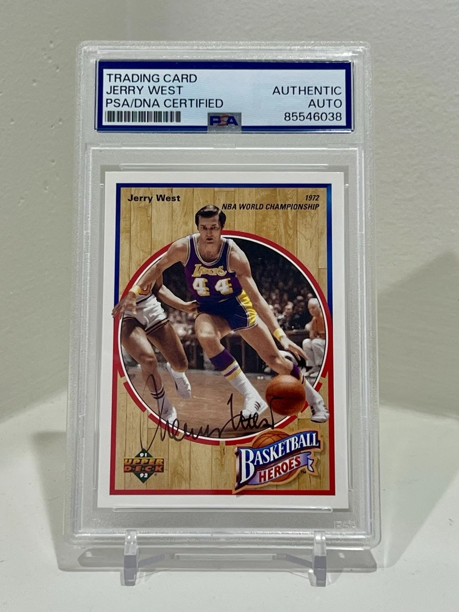 Upper Deck Jerry West Basketball Autographed Sports Trading Cards