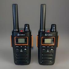 Cobra RX380 Walkie Talkies Two-Way Radios   Set of 2   Used, Good Condition