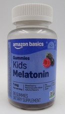 Basics Kids Melatonin 1 mg Dietary Supplement Gummies 90 Count EXP 01/28