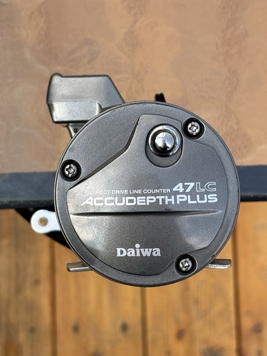 daiwa accudepth plus 27lc line counter reel Daiwa Accudepth Plus 47LC Direct Drive, Line Counter Fishing Reel
