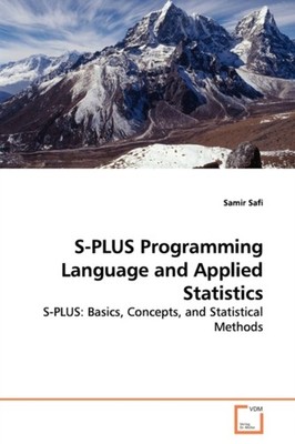 Safi - S-PLUS Programming Language and Applied Statistics - New paperb - X555z