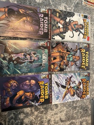 Tomb Raider 1 1999 Set Of 6 Includes Variant Cover Top Cow Image Comics Lot Lara
