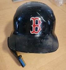 DOMENIC SMITH GAME TEAM WORN ISSUE 2024 BOSTON RED SOX BATTING HELMET MLB LOA