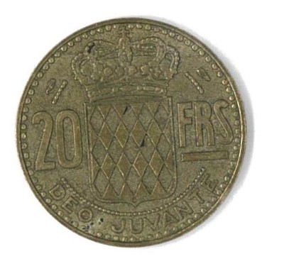 20 Franc Münze - Monaco - 1950 -  .....