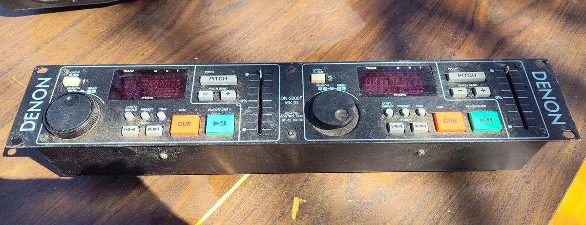 DENON DN 2000F RC-35 Rackmount Remote Control Unit Dual CD Player