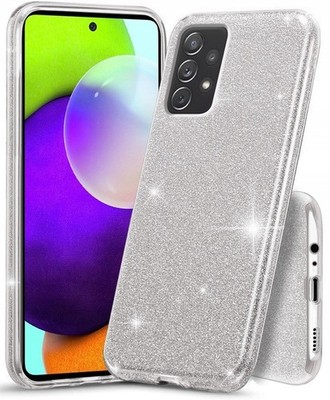 FÜR SAMSUNG GALAXY A53 5G - SHINE CASE Glitzer Tasche Handy Hülle SILBER