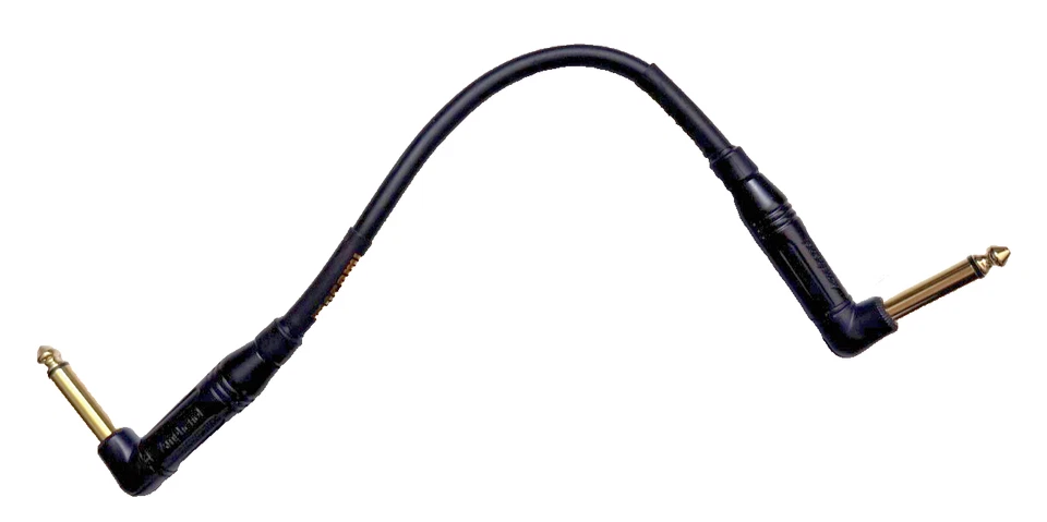Mogami Gold 1' Instrument Cable With Right Angle Connectors - Image 2 of 2