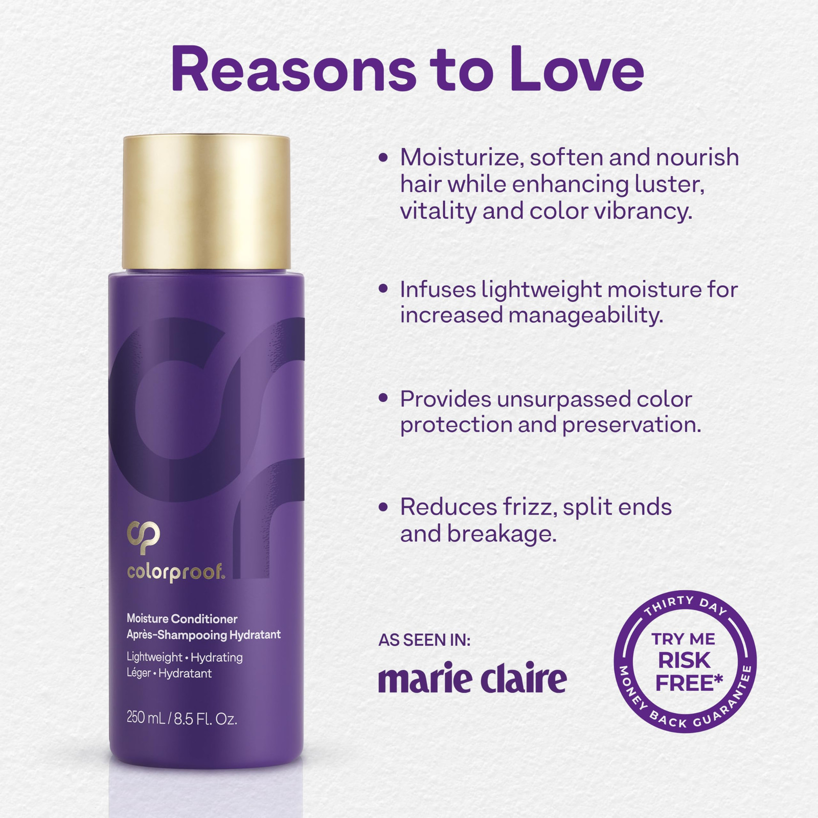 Moisture Hair Conditioner 8.5FL. Oz. Nourishing and Moisturizing Conditioner,...