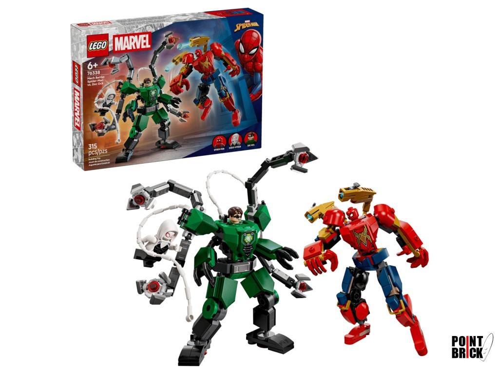 Lego Set Da Costruzione 76338 Marvel Spider-Man Vs Doc Ock 315 Pezzi - Immagine 7