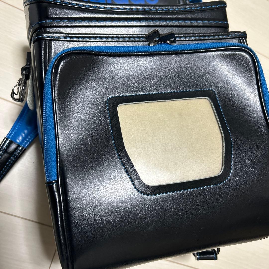 Adidas Black School Bag with Blue Accents Durable Material Used kk6 thumbnail 12