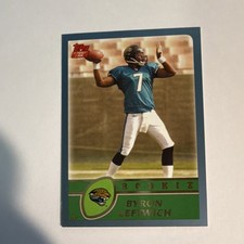 Topps 2003 Rookie Byron Leftwich Jacksonville Jaguars NFL Card #350. rookie card picture