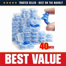 Reusable Silicone Ear Plugs for Sleeping Swimming Noise Cancelling with Case
