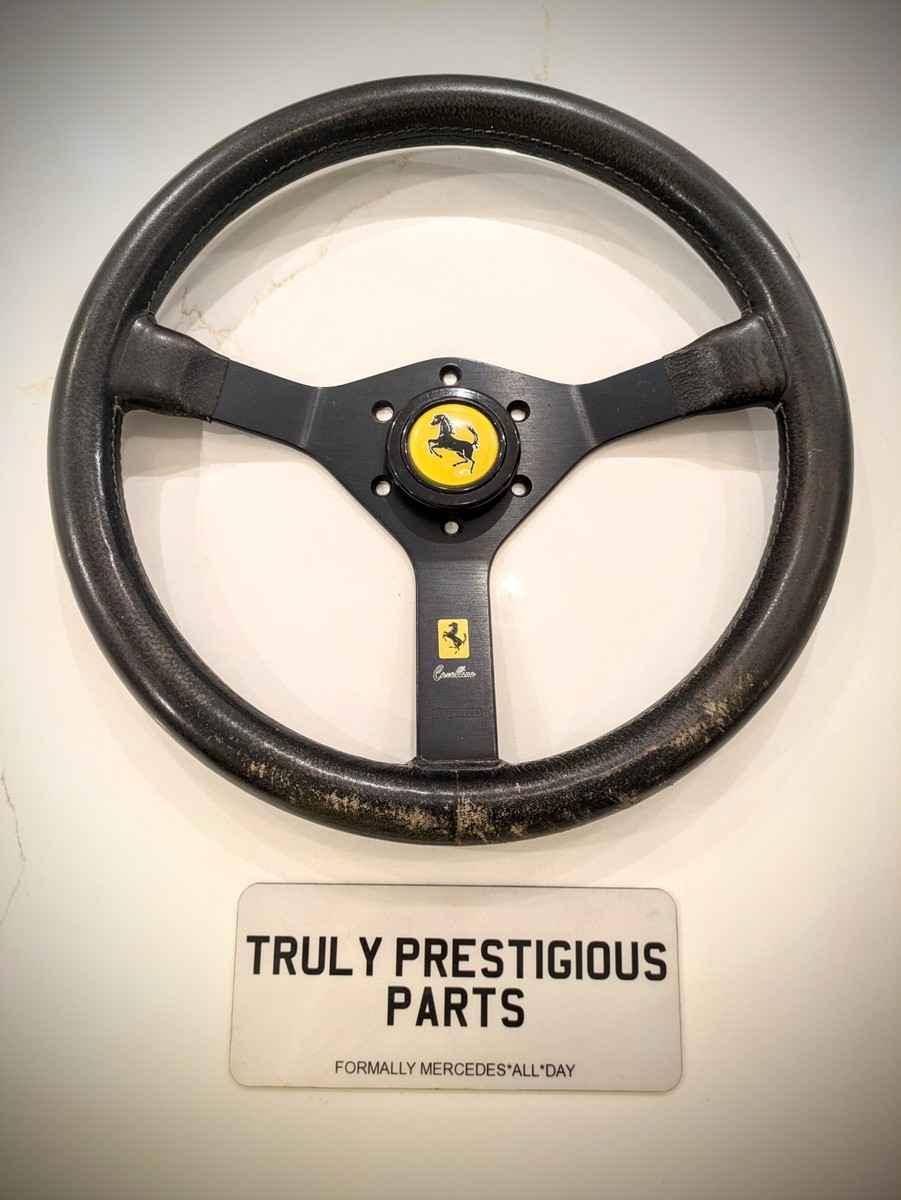 Genuine Original Ferrari MOMO C35 Cavallino Steering Wheel 1980