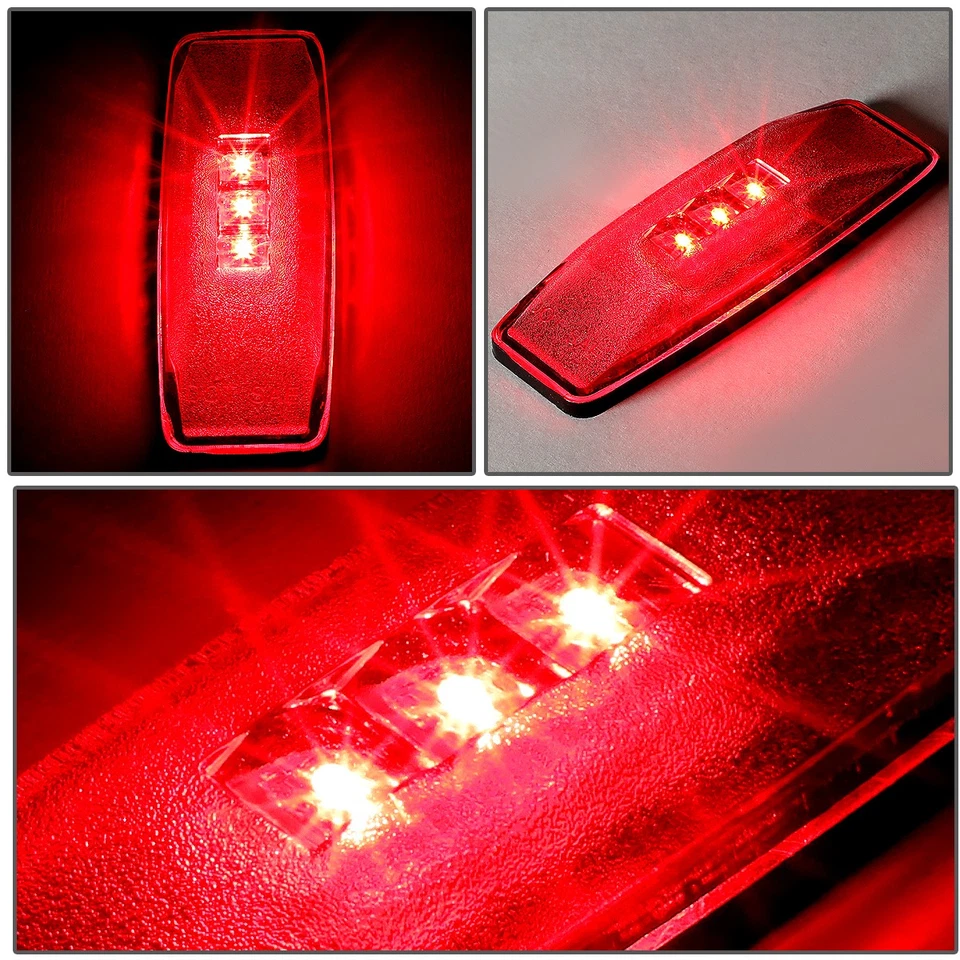 适用于 1994 - 2002 年道奇 RAM 烟熏镜头 LED 双挡泥板侧标记灯/灯组 — 第 4/4 张图片