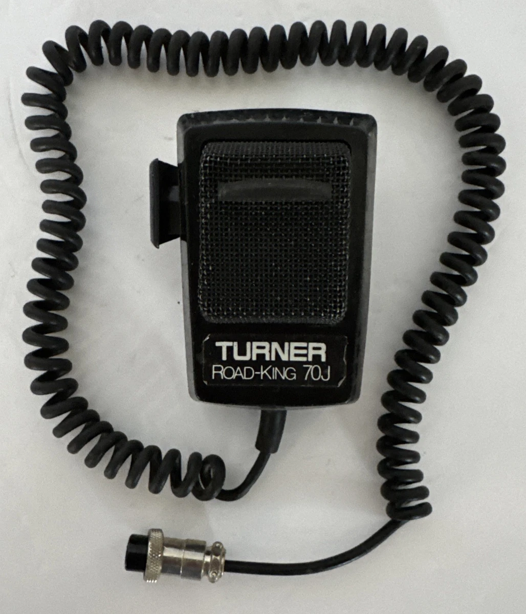 Microphone Turner 355C, Céramique, Pour CB Radio SSB AM, Cobra, Galaxy, NOS