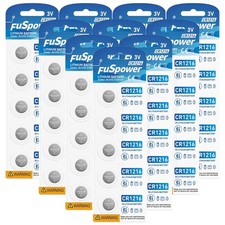 500x CR1216 Lithium Batteries BR1216 DL1216 3Volt Button Coin Cell for Watch