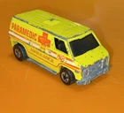 Vintage 1977 Hot Wheels Paramedic Van Ambulance Chevy Rare Original Old Car +++¥