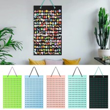 Shoe Charms Organizer Hanging Shoe Charm Holder With 180 Holes Badge Storage