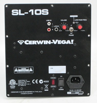 cerwin vega sl10s