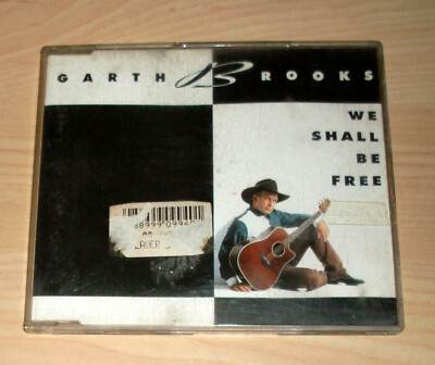 CD Maxi Single - Garth Brrooks - We shall be free