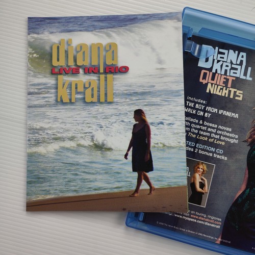 Diana Krall Live in Rio (Blu-Ray) Music Concert Band Rare OOP ! Like New C - Picture 2 of 8