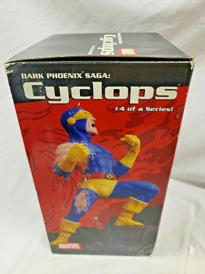 MARVEL CYCLOPS DARK PHOENIX SAGA Statue X-MEN MIB Diorama