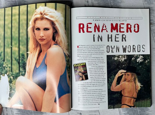 #2 - World of Wrestling WOW Magazine October 1999 WWE Rena Mero Sable WWF Diva - 第 3/7 張圖片