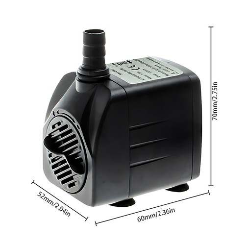 Submersible Pump Adjustable Electric 1000L/H 4.9ft I8D0 - Picture 2 of 10