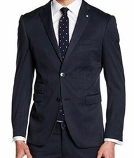 Esprit collection men's suit jacket jacket new black/nav/size 50