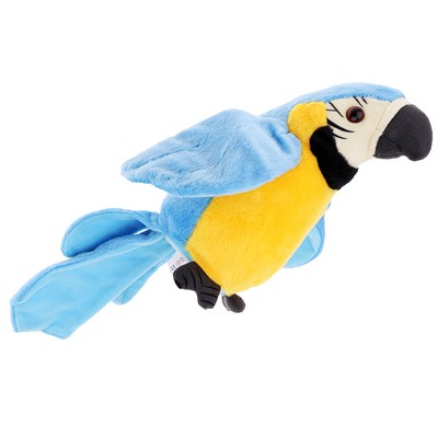 Sprechender Papagei Wiederholt Was Sie Sagen Mimikry Spielzeug Plusch Ebay