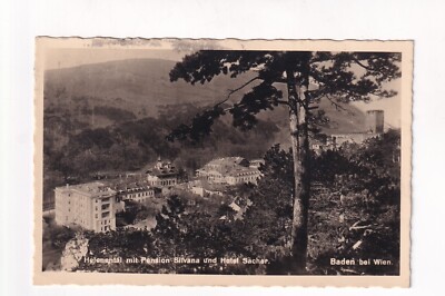 D5768) Baden near VIENNA   Helenental with Pension SILVANA and Hotel SACHER 1932