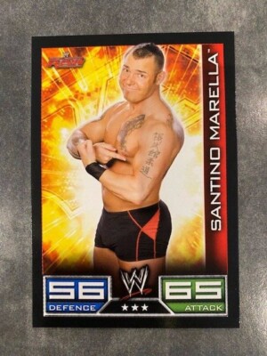 SANTINO MARELLA - TOPP'S SLAM ATTAX CATCH CARDS - RAW