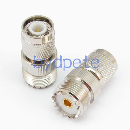 TNC male plug to UHF female jack SO-239 straight RF Connector Converter Adapter - Image 2 of 4