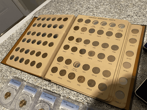 Dansco Album w 105 Lincoln Cents 1900's + 16ea PCGS graded Pennies + more! - Picture 12 of 19